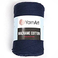 Пряжа Yarnart Macrame Cotton № 784 тёмно-синий (225 м.) 250 гр.