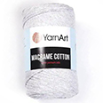 Пряжа Yarnart Macrame Cotton № 756 светло-серый (225 м.) 250 гр.