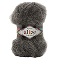 Пряжа Alize Mohair Classic № 196 (200 м) 100 гр. тёмно-серый меланж