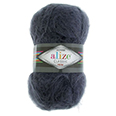 Пряжа Alize Mohair Classic № 53 (200 м) 100 гр. тёмно-серый
