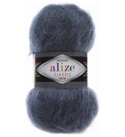 Пряжа Alize Mohair Classic № 411 (200 м) 100 гр. джинс