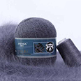 Пряжа Menca Пух норки № 804 (350 м) 50 гр. сине-серый