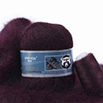 Пряжа Menca Пух норки № 812 (350 м) 50 гр. красный кофе