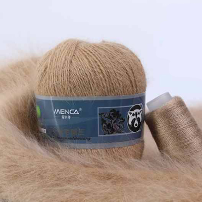 Пряжа Menca Пух норки № 828 (350 м) 50 гр. св-коричневый Пряжа Menca Пух норки № 828 (350 м) 50 гр. св-коричневый