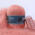 Пряжа Menca Пух норки № 831 (350 м) 50 гр. персик