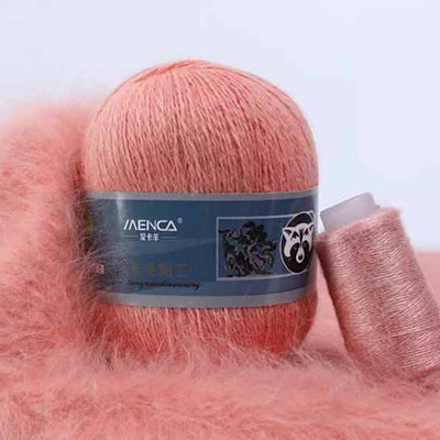 Пряжа Menca Пух норки № 831 (350 м) 50 гр. персик
