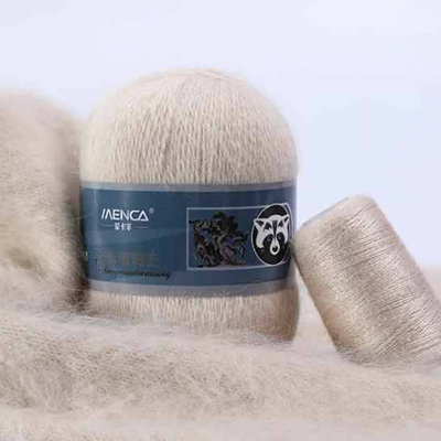 Пряжа Menca Пух норки № 846 (350 м) 50 гр. бежевый