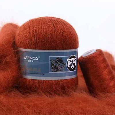Пряжа Menca Пух норки № 860 (350 м) 50 гр. карамель Пряжа Menca Пух норки № 860 (350 м) 50 гр. карамель