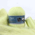 Пряжа Menca Пух норки № 861 (350 м) 50 гр. лимонный