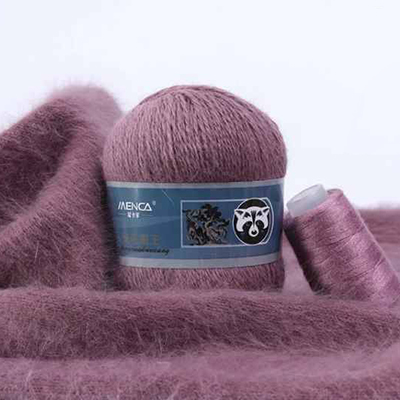 Пряжа Menca Пух норки № 863 (350 м) 50 гр. пыльная роза