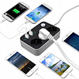 Сетевой фильтр (3 розетки, 6 USB) 1,8 м.