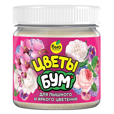 Органоминеральное удобрение Цветы БУМ (100 г) Органоминеральное удобрение Цветы БУМ (100 г)