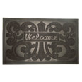 Коврик с бордюром "Welcome" (черный, 40х60см.)
