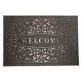 Коврик б/бордюра "Welcome" (черный, 40х60см.)
