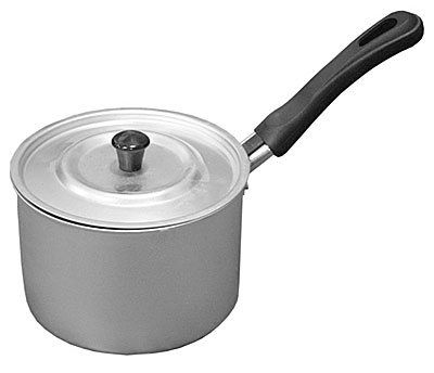 Ковш с крышкой 1,5 л (алюминиевый)