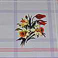 Клеёнка на стол "Весенний букет" (126х180) ПВХ