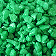 Декоративная каменная крошка (1кг) зелёная