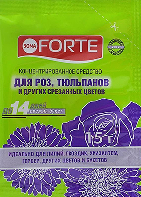 Bona Forte Средство для долговечности срезанных цветов (15 гр.)