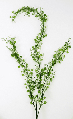 Искусственные декоративные цветы - Лиана (L-123см) зеленая