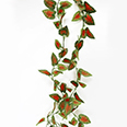 Искусственные декоративные цветы -Лиана (L-2,5м) зелено-красная