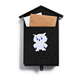 Ящик почтовый «Домик с совой» без замка (34х26 см)